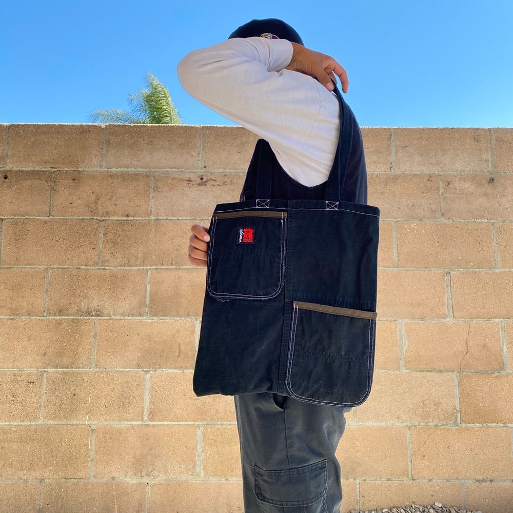 Hand made Tote Bag!! Made out of Wrangler pants